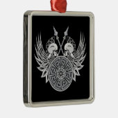 Warrior Skulls Metalen Ornament (Rechts)