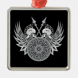 Warrior Skulls Metalen Ornament