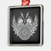 Warrior Skulls Metalen Ornament (Links)