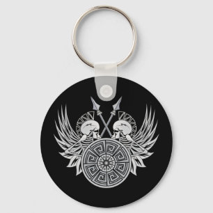 Warrior Skulls Sleutelhanger