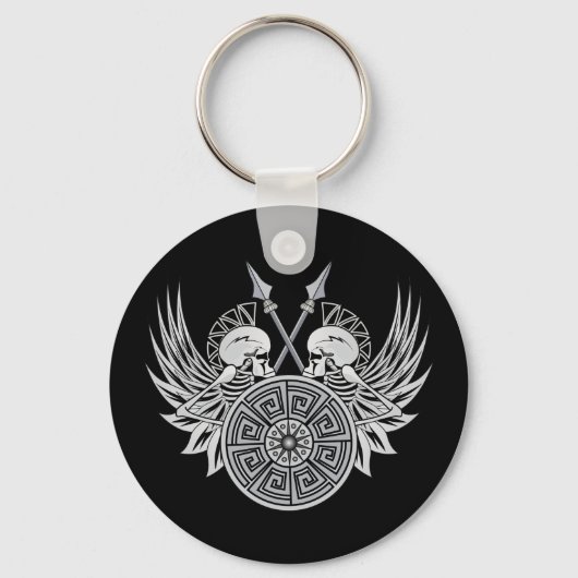 Warrior Skulls Sleutelhanger (Voorkant)