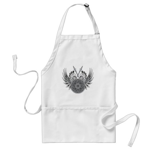 Warrior Skulls Standaard Schort (Voorkant)