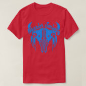 Warrior Society Buffalo Blue T-shirt (Design voorkant)