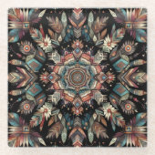 Warrior Spirit  Glazen Onderzetter (Voorkant)