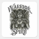 Warrior Spirit Light Sticker (Voorkant)