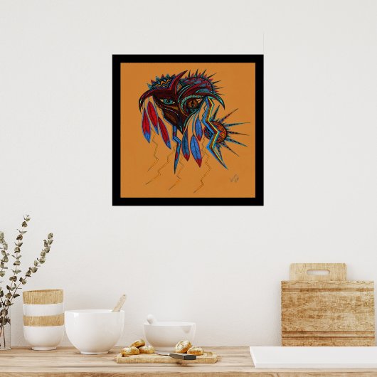 Warrior Spirit Poster (Keuken)