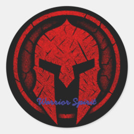 Warrior Spirit Ronde Sticker