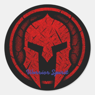 Warrior Spirit Ronde Sticker
