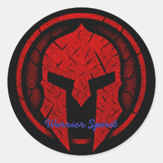 Warrior Spirit Ronde Sticker