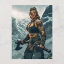 Warrior Spirit van Viking Woman Channeling