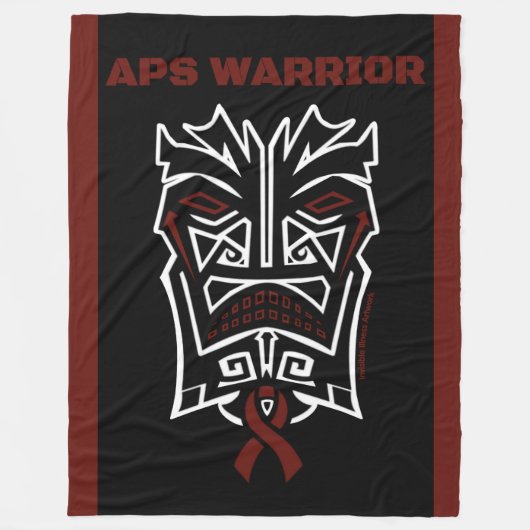 Warrior/stam...APS Fleece Deken (Voorkant)