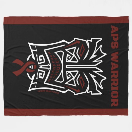 Warrior/stam...APS Fleece Deken (Voorkant (Horizontaal))