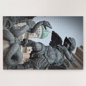 Warrior Statue in München - 20x30 - 1014 pcs Legpuzzel (Horizontaal)