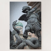 Warrior Statue in München - 20x30 - 1014 pcs Legpuzzel (Verticaal)