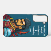 Warrior, Sterkte, Intelligentie, Liefde Telefoon C Samsung Galaxy Hoesje (Achterkant horizontaal)