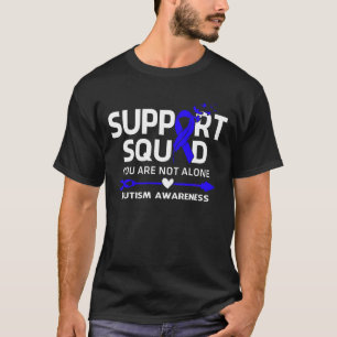Warrior Support Squad Autism Awareness Feather T-shirt