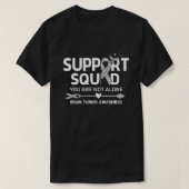 Warrior Support Squad Brain Tumor Awareness Feau T-shirt (Design voorkant)