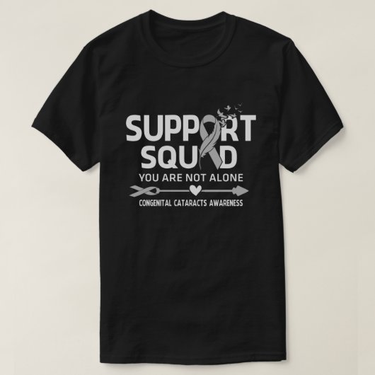Warrior Support Squad Congenital Cataracts Awarene T-shirt (Design voorkant)
