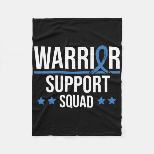 Warrior Support Squad Diabetes Awareness  Fleece Deken (Voorkant)