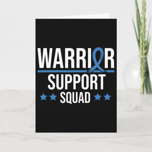 Warrior Support Squad Diabetes Awareness Kaart (Voorkant)