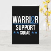 Warrior Support Squad Diabetes Awareness Kaart (Gele Bloem)