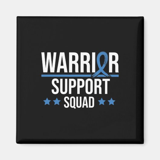 Warrior Support Squad Diabetes Awareness  Magneet (Voorkant)