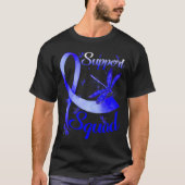 Warrior Support Squad Dragonfly Alopecia Awareness T-shirt (Voorkant)