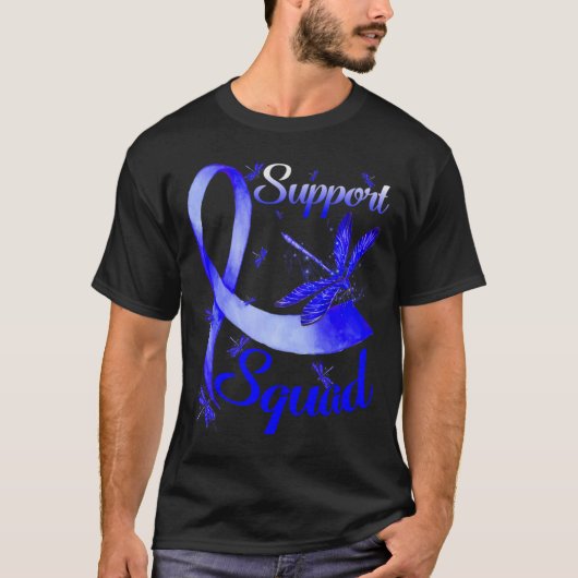 Warrior Support Squad Dragonfly Alopecia Awareness T-shirt (Voorkant)