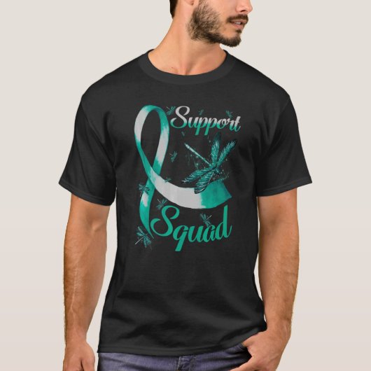Warrior Support Squad Dragonfly angststoornis A T-shirt (Voorkant)