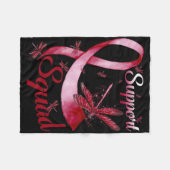 Warrior Support Squad Dragonfly Brain Aneurysm AWA Fleece Deken (Voorkant (Horizontaal))