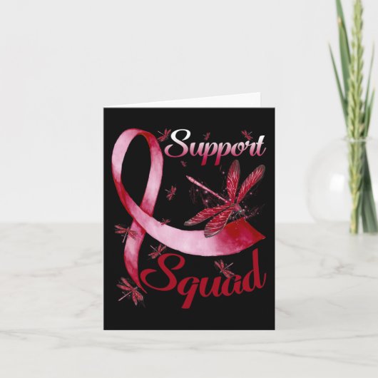 Warrior Support Squad Dragonfly Brain Aneurysm AWA Kaart (Voorkant)