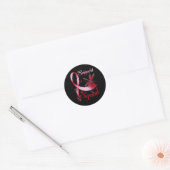 Warrior Support Squad Dragonfly Brain Aneurysm AWA Ronde Sticker (Envelop)