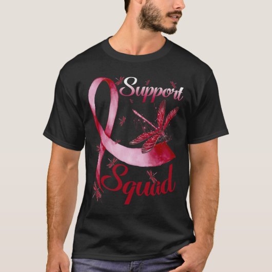 Warrior Support Squad Dragonfly Brain Aneurysm AWA T-shirt (Voorkant)