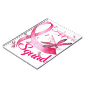 Warrior Support Squad Dragonfly Breast Cancer Awar Notitieboek (Linkerzijde)