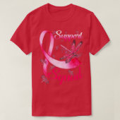 Warrior Support Squad Dragonfly Breast Cancer Awar T-shirt (Design voorkant)