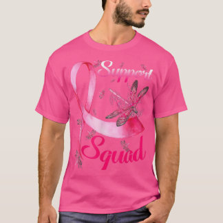 Warrior Support Squad Dragonfly Breast Cancer Awar T-shirt