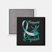 Warrior Support Squad Dragonfly Polycystic Kidney Magneet (Voorkant / Achterkant)