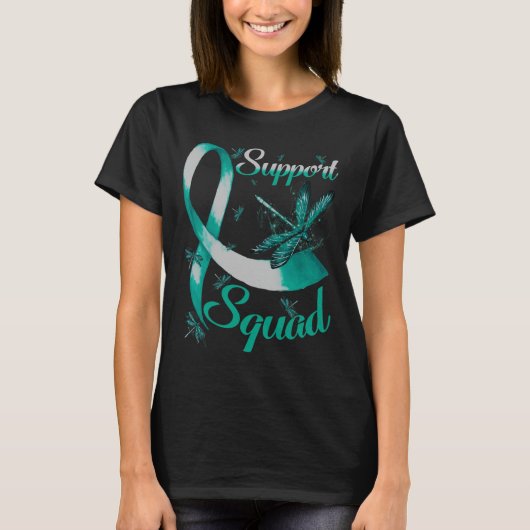 Warrior Support Squad Dragonfly Polycystic Kidney T-shirt (Voorkant)