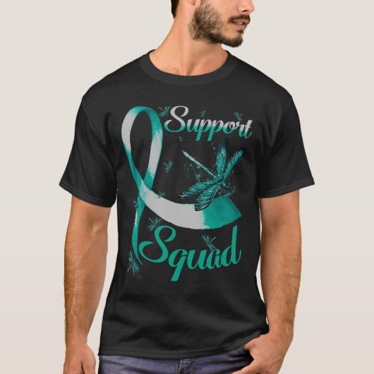 Warrior Support Squad Dragonfly Polycystic Kidney T-shirt (Voorkant)