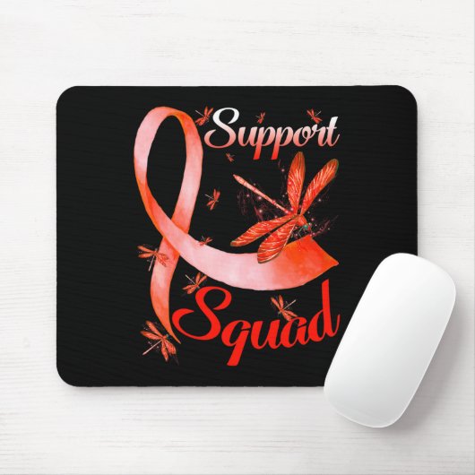 Warrior Support Squad Dragonfly RSD CRPS Awareness Muismat (Met muis)