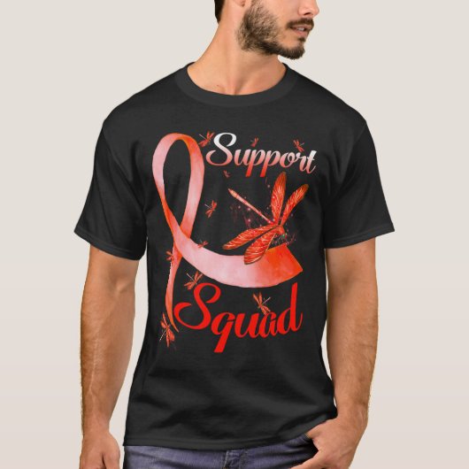 Warrior Support Squad Dragonfly RSD CRPS Awareness T-shirt (Voorkant)