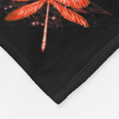 Warrior Support Squad Dragonfly Rsd Crps Bewustzij Fleece Deken (Hoek)