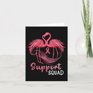 Warrior Support Squad Flamingo Breast Cancer AWare Kaart