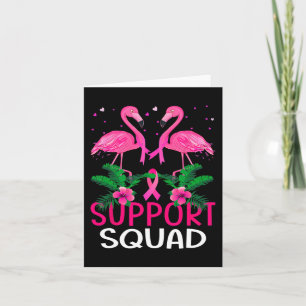 Warrior Support Squad Flamingo Breast Cancer AWare Kaart