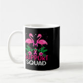 Warrior Support Squad Flamingo Breast Cancer AWare Koffiemok (Links)