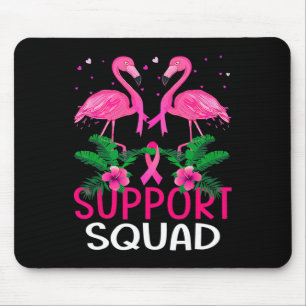 Warrior Support Squad Flamingo Breast Cancer AWare Muismat
