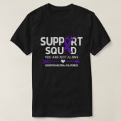 Warrior Support Squad Leiomyosarcoma Awareness Fea T-shirt (Design voorkant)