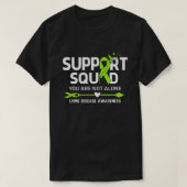 Warrior Support Squad Lyme Disease Awareness Feit T-shirt (Design voorkant)