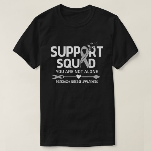 Warrior Support Squad Parkinson Disease Awareness T-shirt (Design voorkant)