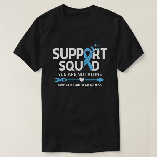 Warrior Support Squad Prostate Cancer Awareness Ff T-shirt (Design voorkant)
